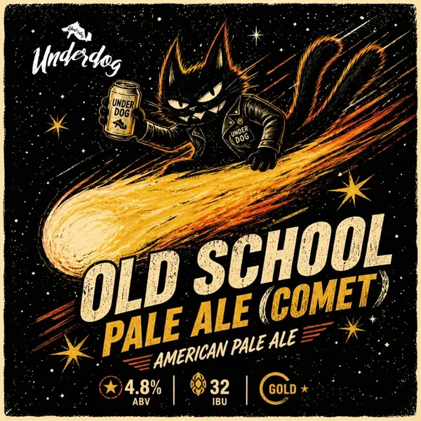 ฉลาก Old School Pale Ale (Comet)
