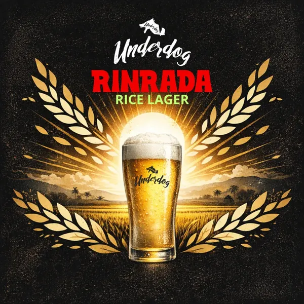 ฉลาก Rinrada Rice Lager