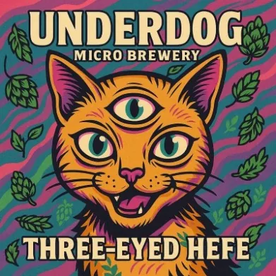 ฉลาก Three-Eyed Hefe