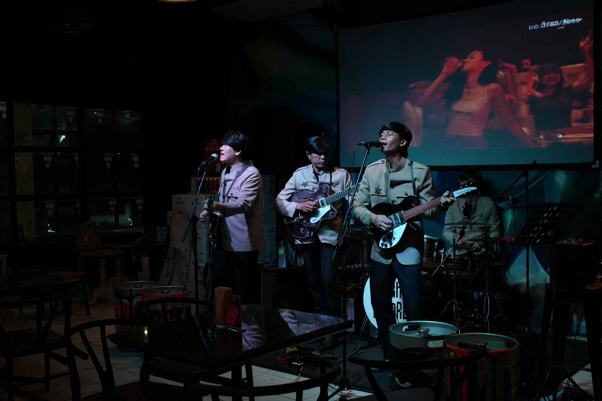 The Night Before Band บนเวที