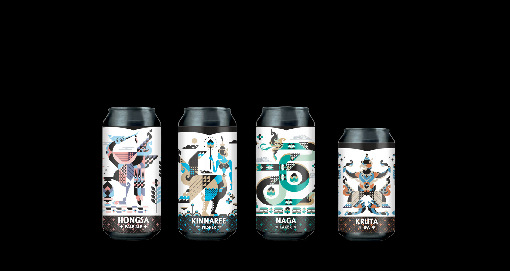 Himmaphan Beer Collection — Hongsa, Kinnaree, Naga, Kruta