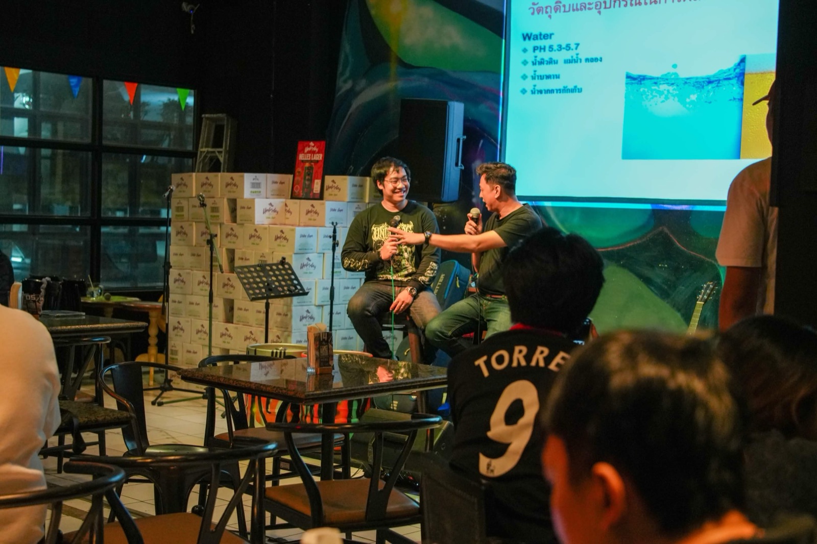 บรรยากาศ guided tasting ในงาน